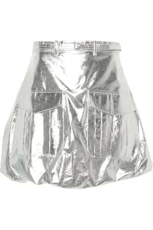 Paco rabanne Metallic-Rock in A-Linie