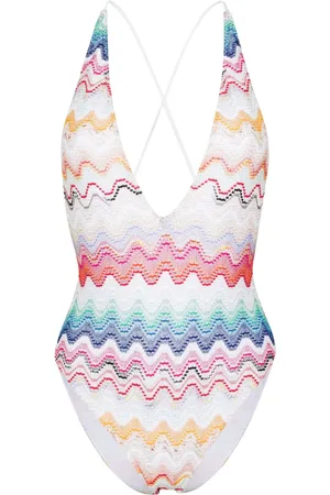 Missoni Badeanzug mit Wellenmuster