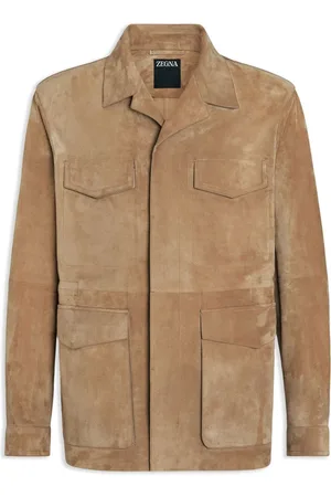 Ermenegildo Zegna Wildlederjacke im Utility-Look