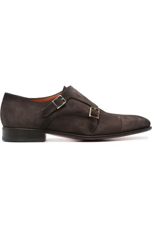 santoni Monk-Schuhe aus Wildleder