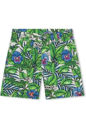 Kenzo Popeline-Shorts mit Blumen-Print