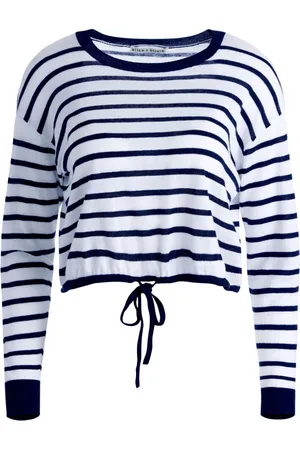 ALICE+OLIVIA Gestreiftes Bernetta Oberteil