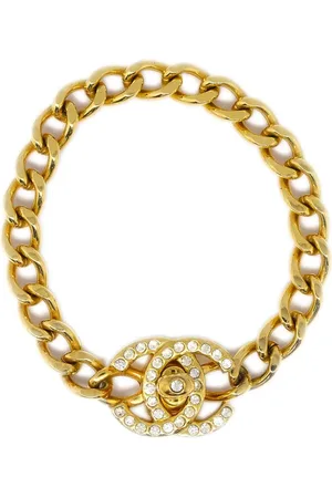 CHANEL 1996 Kettenarmband mit CC Lock