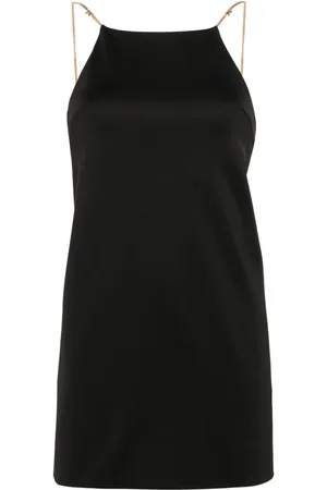 Palm Angels Kleid mit Monogramm-Schild