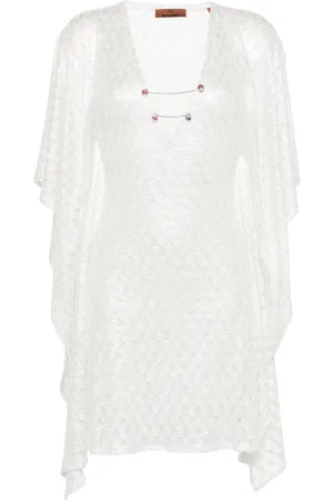Missoni Lurex-Kaftan mit V-Ausschnitt