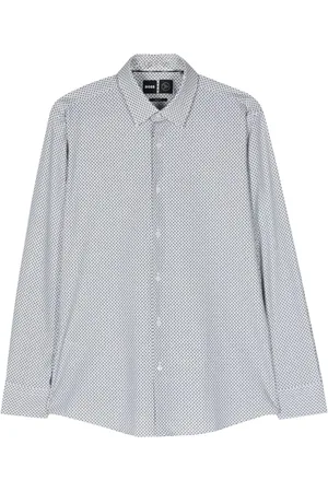 HUGO BOSS Hemd mit geometrischem Print