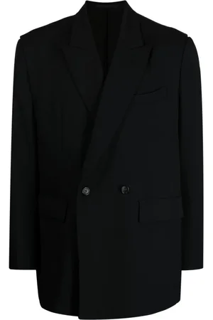 SONGZIO Doppelreihiges Sakko im Layering-Look
