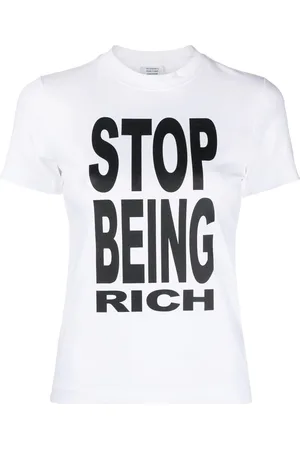 Vetements T-Shirt mit Slogan-Print