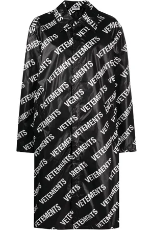 Vetements Mantel mit Logo-Print
