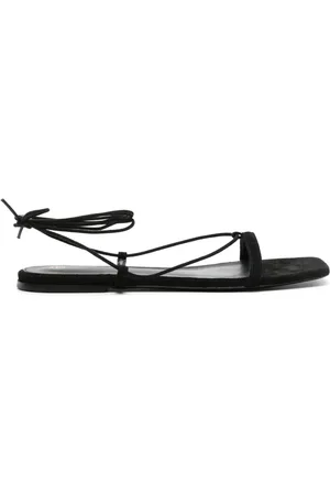 Totême Wildledersandalen mit Schnürung