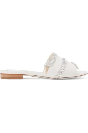 RENE CAOVILLA Mules mit Kristallen