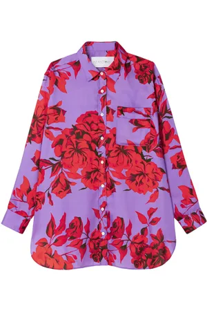 AZ FACTORY Hemd mit Hibiskus-Print