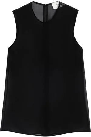 Ami Semi-transparentes Seidenoberteil