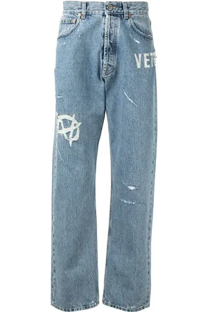 Vetements Halbhohe Jeans