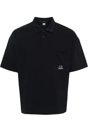 C.P. Company Poloshirt mit Logo-Stickerei