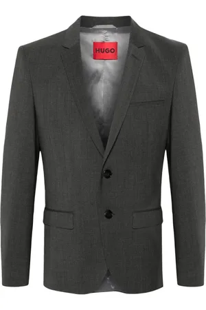 HUGO BOSS Einreihiges Sakko mit fallendem Revers