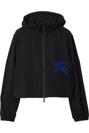 Burberry Cropped-Jacke mit EKD-Stickerei