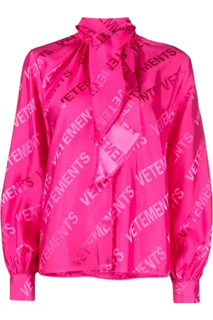 Vetements Rollkragenoberteil aus Logo-Jacquard