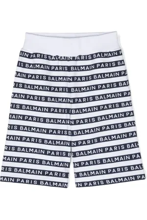Balmain Shorts mit Logo-Print