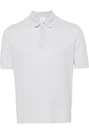 ELEVENTY Fein geripptes Poloshirt