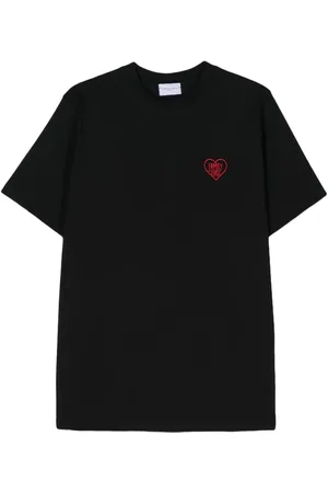 Family First T-Shirt mit Logo-Stickerei