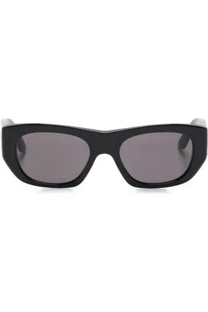 Alexander McQueen Sonnenbrille mit geometrischem Gestell