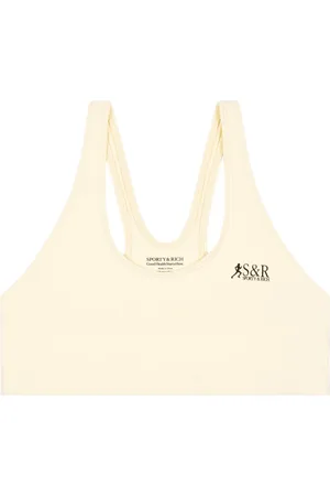 Sporty & Rich Action Sport-BH mit Logo-Print