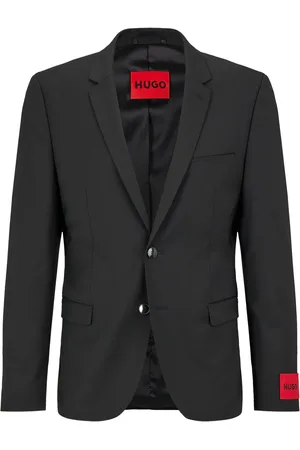 HUGO BOSS Sakko mit fallendem Revers