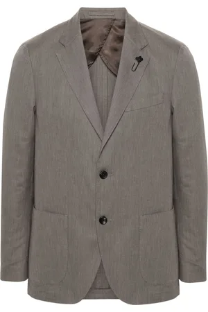 LARDINI Sakko mit Slub-Struktur