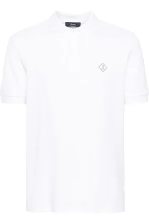 HERNO Pikee-Poloshirt mit Logo-Stickerei