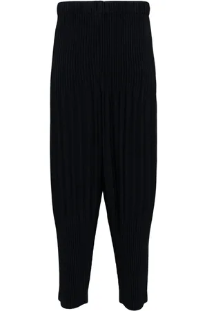 Issey Miyake Plissierte Tapered-Hose