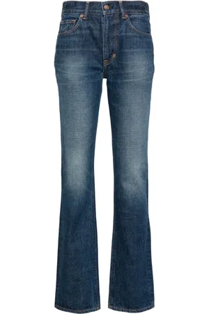 Tom Ford Halbhohe Straight-Leg-Jeans