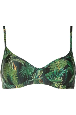 Lygia & Nanny Bikinioberteil mit Blatt-Print