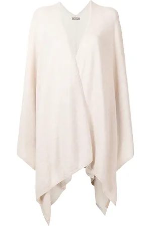 N.PEAL Gestricktes Cape aus Kaschmir