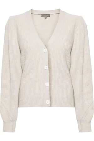 N.PEAL Metal-Trim Cardigan aus Kaschmir