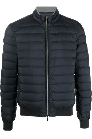 MOORER Gefütterte Jacke mit Reißverschluss