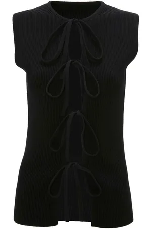 J.W.Anderson Geripptes Tanktop mit Schleife