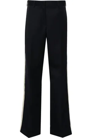 Palm Angels Gerade High-Waist-Hose