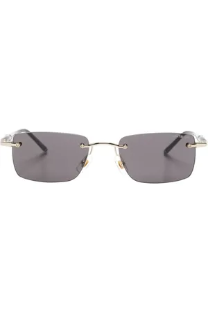 Montblanc Sonnenbrille mit eckigem Gestell