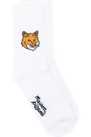 Maison Kitsuné Socken mit Fox-Motiv
