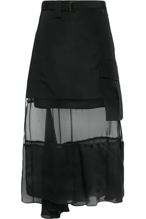 SACAI Asymmetrischer Midirock