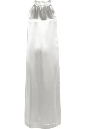 Loulou de Saison Morene Maxikleid im Metallic-Look