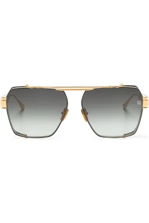 Balmain Premier Sonnenbrille mit geometrischem Gestell