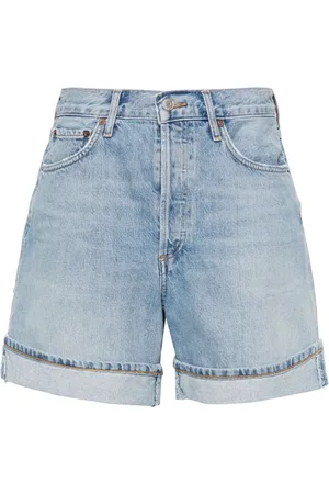 AGOLDE Hoch sitzende Dame Jeans-Shorts