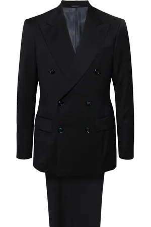 Giorgio Armani Doppelreihiger Anzug mit steigendem Revers