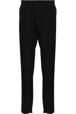 Emporio Armani Tapered-Hose aus Leinen