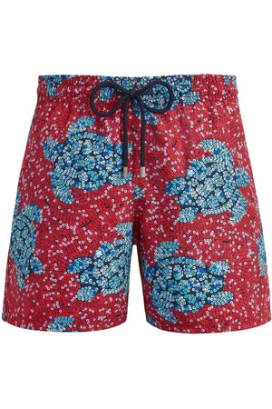 Vilebrequin Badeshorts mit Schildkröten-Print