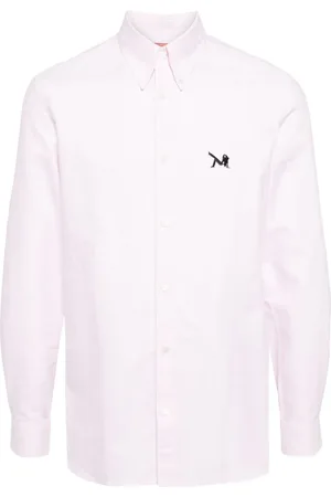 Calvin Klein Hemd mit Logo-Applikation