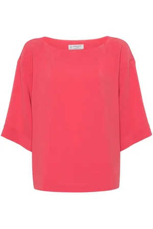 ALBERTO BIANI Bluse mit U-Boot-Ausschnitt