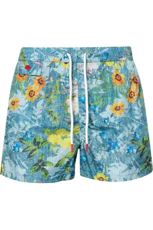 Kiton Badeshorts mit Blumen-Print